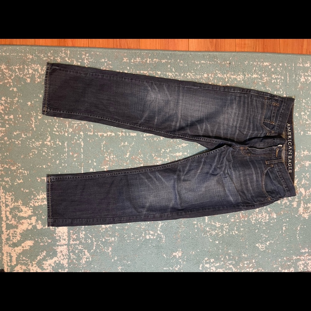 American Eagle slim fit jeans, size 31 x 30, dark denim
